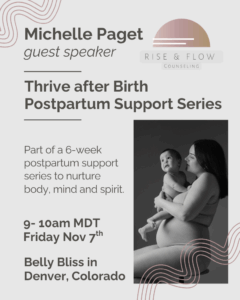 Michelle Paget thrive after birth